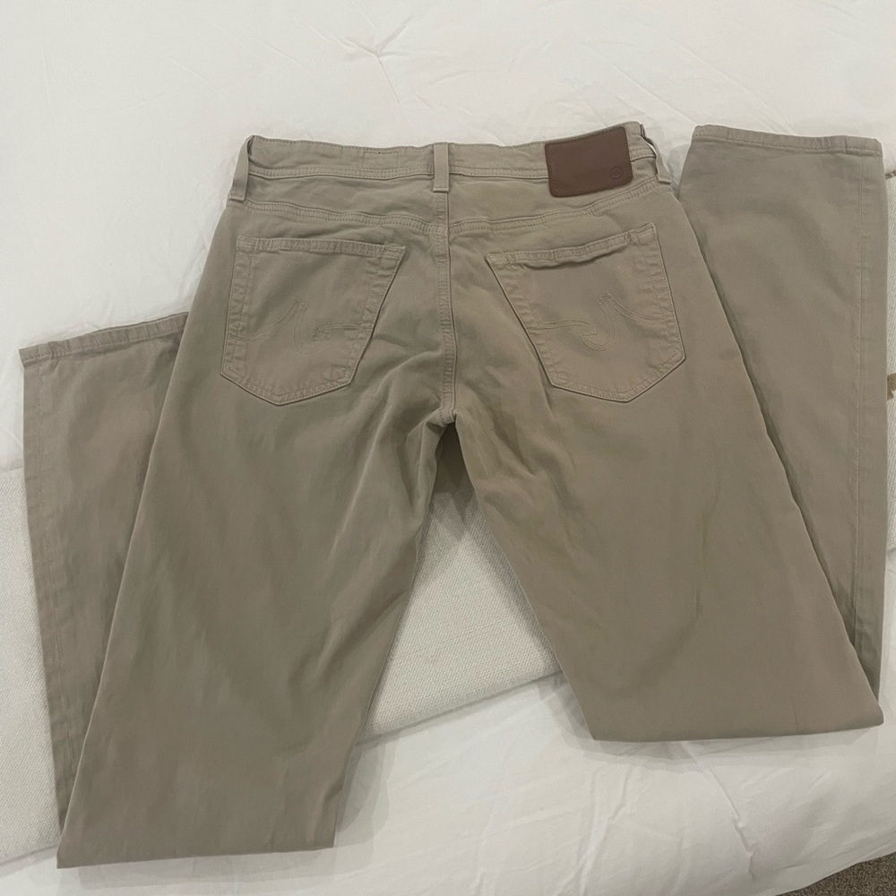 AG Adriano Goldschmied Men's Tan Chinos